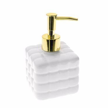 Iliadis Λευκό Dispenser Μπάνιου 8X8X14εκ 77816