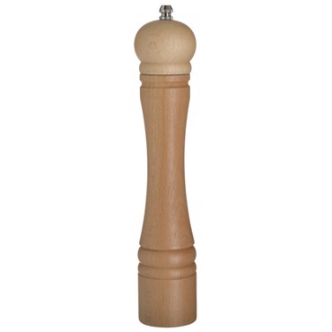 Inart Μύλος Αλατοπίπερο Ξύλινος Natural Φ5.5X30 6-60-508-0051