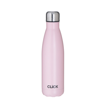 Click Θερμός Μεταλλικός Ροζ 500ml Φ7x27cm 6-60-624-0006