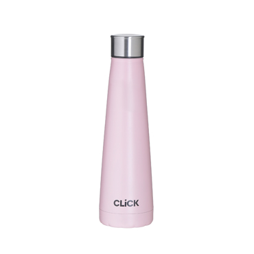 Click Θερμός Μεταλλικός Ροζ 450ml Φ7x25cm 6-60-624-0011