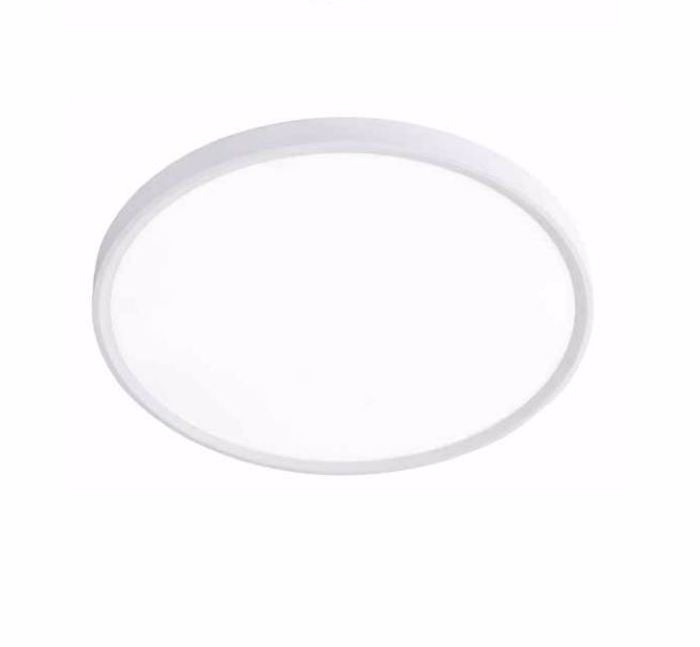 Inlight Plafoniera orofis LED 18W 3CCT (by switch on base) se lefki apoxrosi F23x2.5cm (42036-E-White)