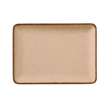 Kanellopoulos Πιατέλα Ορθογώνια Πορσελάνης 30x22cm 'MOOD' P04 Salmon KXOD44030