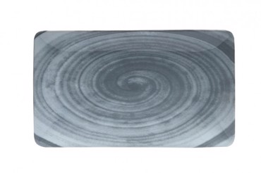 Oriana Ferelli Πιατέλα Ορθογώνια Γκρι/Λευκή 27x16cm 18252/Grey PR18252620