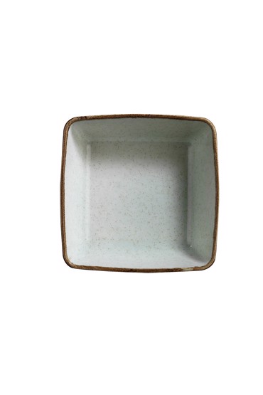 Kanellopoulos Μπολ Πορσελάνης Τετράγωνο 'MOOD' P03 Green 13X13cm KXTANKS31313