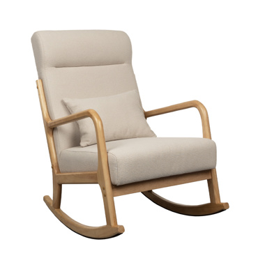Liberta-Maison Organic Πολυθρόνα Κουνιστη Beige 65x101x99cm 01-3052
