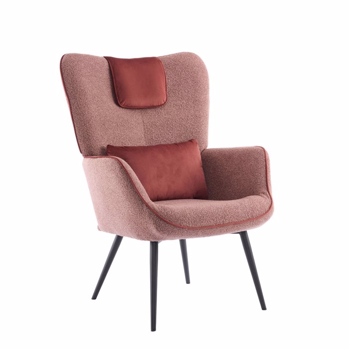 Liberta - Maison MANIFEST Poluthrona Bordeaux/Terracotta 78.5x71x99cm 01-3524