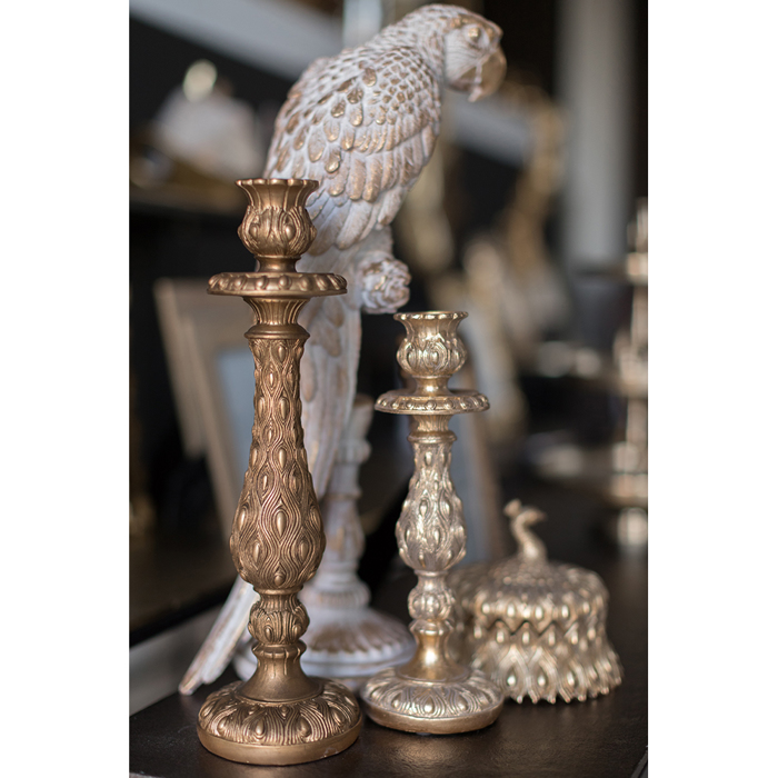 Liberta - Maison PEACOCK Kiropigo Resin Xruso Antike F8.8x25.2cm 016340