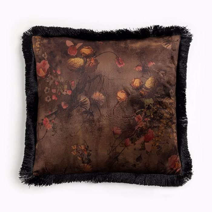 Liberta - Maison FLORES Diakosmitiko Maxilari Beloudino Polyester Poluxromo 45x45cm 017179