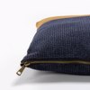 Liberta - Maison GLAM Diakosmitiko Maxilari Beloudino/Polyester Ble/Xruso 45x45cm 018876