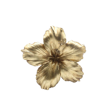 Liberta - Maison IBISCUS DECO Διακοσμητικό Τοίχου Resin Χρυσό 27x6x26cm 019687
