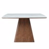 Liberta-Maison Totem Trapezi Karudi Lefko Me Opsi Marmarou 120x120x76cm 02-0620
