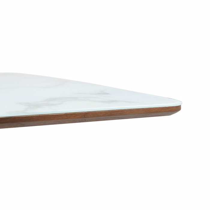 Liberta-Maison Totem Trapezi Karudi Lefko Me Opsi Marmarou 120x120x76cm 02-0620