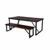 Liberta - Maison MAIANDROS Trapezi Kafe Skouro 200x100x76cm 02-0631