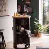 Liberta-Maison Tank Trapezi Bar Ggri Skouro Fusiko 65x65x116cm 02-0662