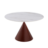 Liberta-Maison Noisette Trapezi Lefko me opsi Marmarou 120x120x76cm 02-0723