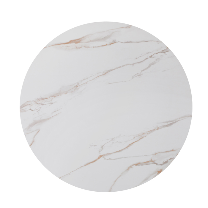 Liberta-Maison Noisette Trapezi Lefko me opsi Marmarou 120x120x76cm 02-0723