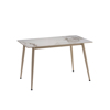 Liberta-Maison Primo Trapezi Lefko Me Opsi Marmarou 120x70x74cm 02-0736
