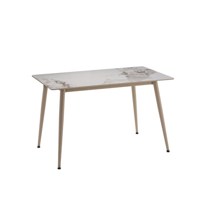 Liberta-Maison Primo Trapezi Lefko Me Opsi Marmarou 120x70x74cm 02-0736