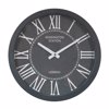 Liberta - Maison SLOZNO Roloi Toixou Metalliko Mavro/Lefko me Gyali F40.5x8cm 020596