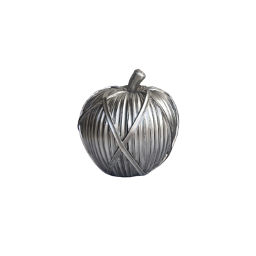 Liberta - Maison TRICOT POMME DECO Μήλο Resin Ασημί Φ12.5x13.5cm 020753