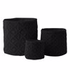 Liberta - Maison AL MANO Set ton 3 Kalathi Bambakero/Polyester Mavro F40x40cm 021664