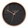 Liberta - Maison ZOOM Roloi Toixou Metalliko/MDF Mavro/Xruso F40x6cm 021958
