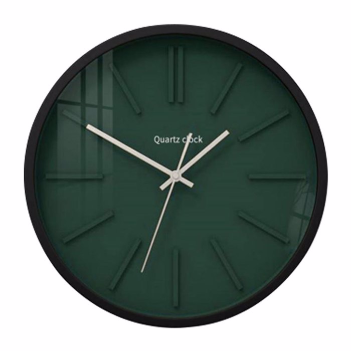 Liberta - Maison MECHELEN Roloi Toixou Metalliko/MDF Prasino/Mavro F40x6cm 021960