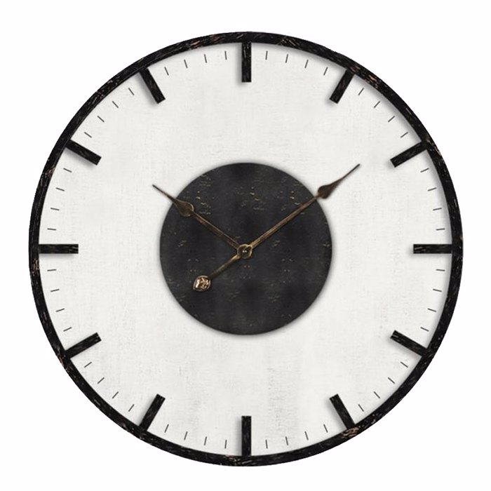 Liberta - Maison GENK Roloi Toixou MDF Lefko/Mavro/Mpronze F50x4.5cm 021964