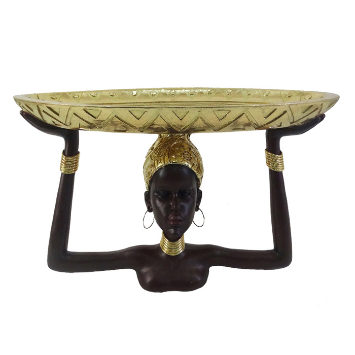 Liberta - Maison JESIRA DECO Prosopo Resin Xruso/Mavro 28x14x17.5cm 022114