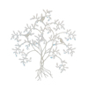 Liberta - Maison MARAM DECO Diakosmitiko Toixou Metalliko Lefko 60x0.64x65cm 023428