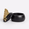 Liberta - Maison BLOOM 2 Kouti Apothikefsis Resin Mavro/Xruso F9.5x9.7cm 023528