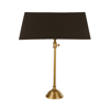 Liberta - Maison LANG Epitrapezio Fotistiko Alouminiou/ufasma Xruso Antike/Mavro 60x60x86cm 024403