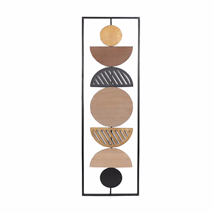 Liberta - Maison WABI SABI DECO Diakosmitiko Toixou Metalliko Fusiko/Ggri/Mavro 30x2x100cm 027243