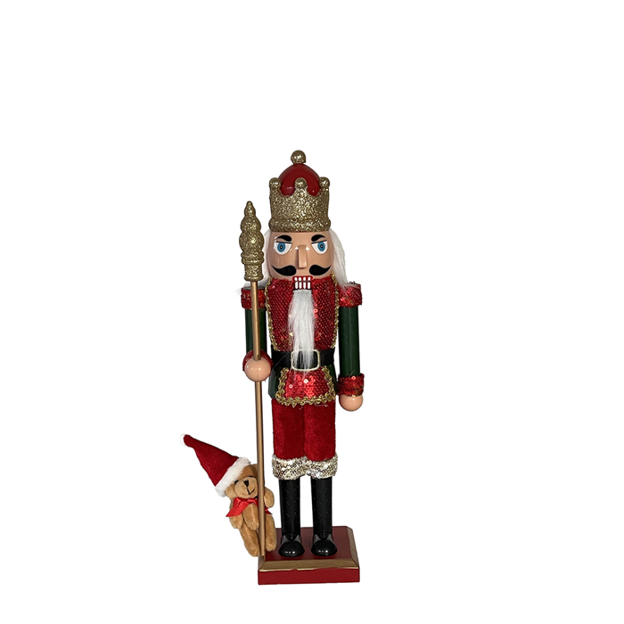 Liberta - Maison XMAS LUE A Karuothrafstis Kokkinos/Prasinos/Xrusos 40cm 027293