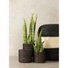 Liberta-Maison Del Mar Kaspo Set 3TMx 20x20x18cm Seagrass Mavro 027395