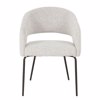 Liberta-Maison Abrazo Karekla Poluthrona Beige Mavro 57x56x81cm 03-1025