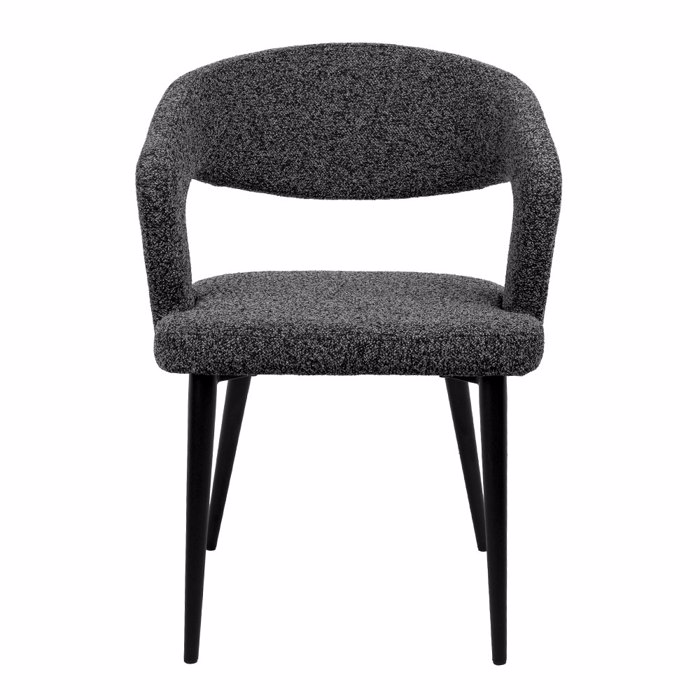 Liberta-Maison Caprice Karekla Poluthrona Mavro Ggri Mavro Mat 56x56x81cm 03-1186