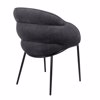 Liberta-Maison Carmen Karekla Poluthrona Ggri Mavro Mat 59x60.5x83.5cm 03-1190