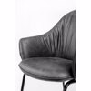 Liberta-Maison Tosca Karekla Poluthrona Ggri Mavro Mat 62x63x90.5cm 03-1192
