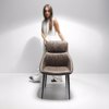Liberta-Maison Tosca Karekla Kafe Mavro Mat 61.5x58x91cm 03-1193