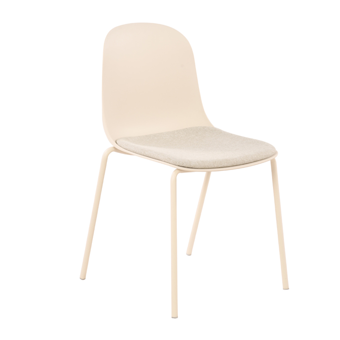 Liberta-Maison Padded Karekla Off White 51x53x85cm 03-1312
