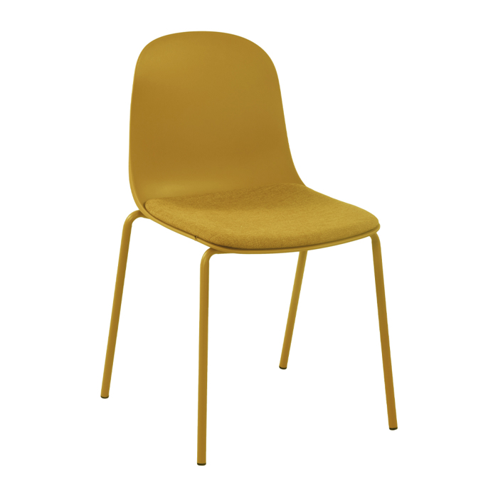 Liberta-Maison Padded Karekla Moustardi 51x53x85cm 03-1314