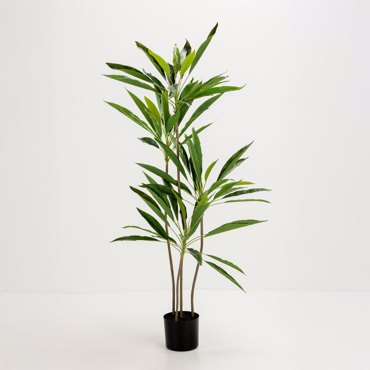 Liberta - Maison VELVET TREE Δέντρο Τεχνητό PVC Πράσινο σε Μαύρη Τσιμεντένια Γλάστρα 120cm 030848