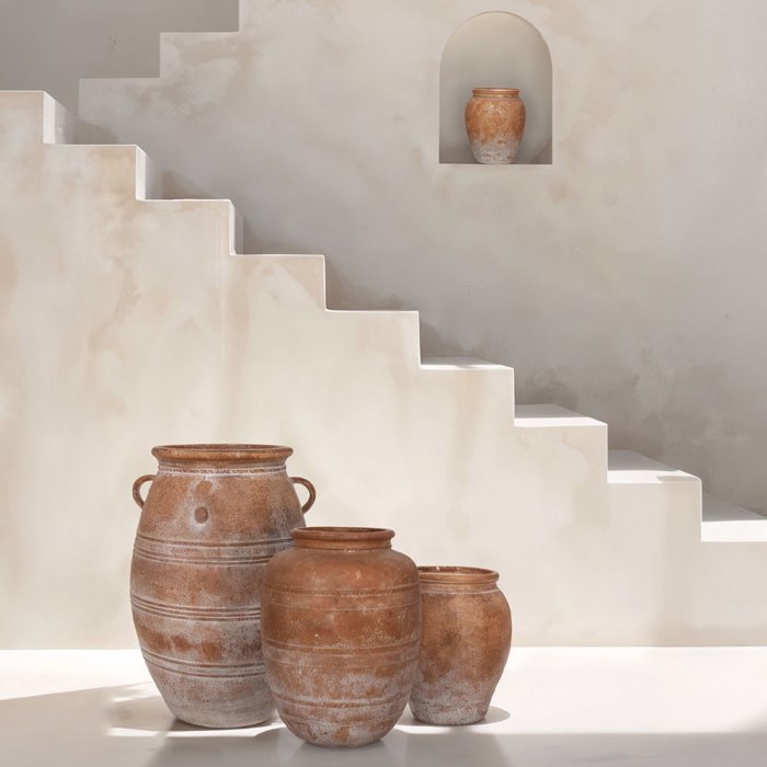 Liberta-Maison Althea Gastra 37x37x55cm MgO Terracotta 031619