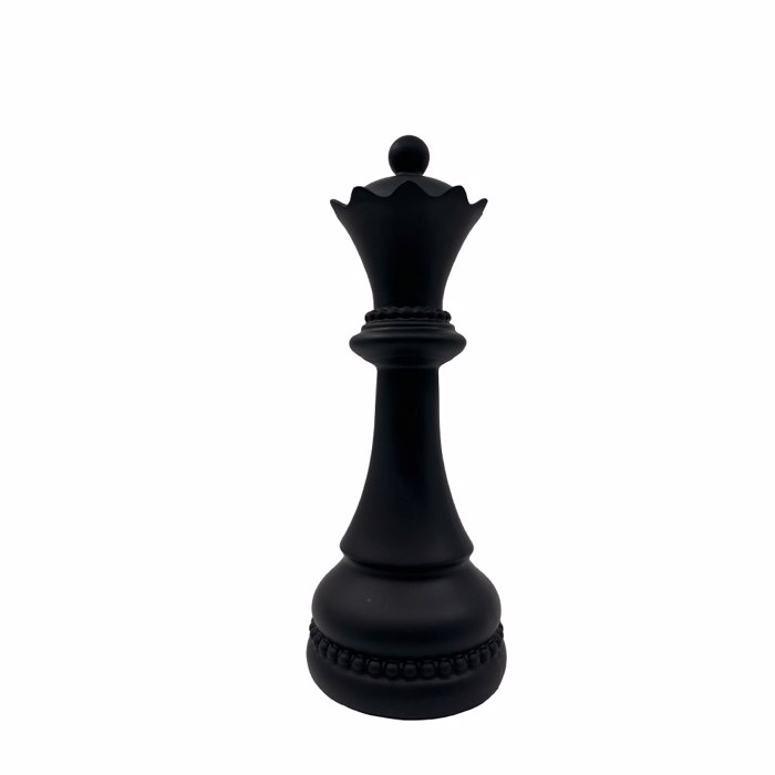 Liberta - Maison KNIGHTLINE Diakosmitiko Pioni Polyresin Mavro F10x26cm 034495