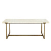 Liberta-Maison Bakari Coffee Table Lefko Brass Antique 122x61x44.5cm 04-0829