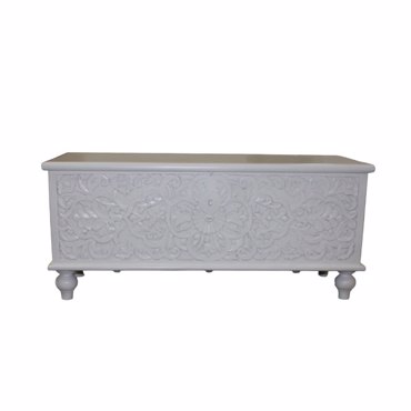 Liberta-Maison Jasmin Μπαούλο Λευκό 115x44x50cm 04-1176