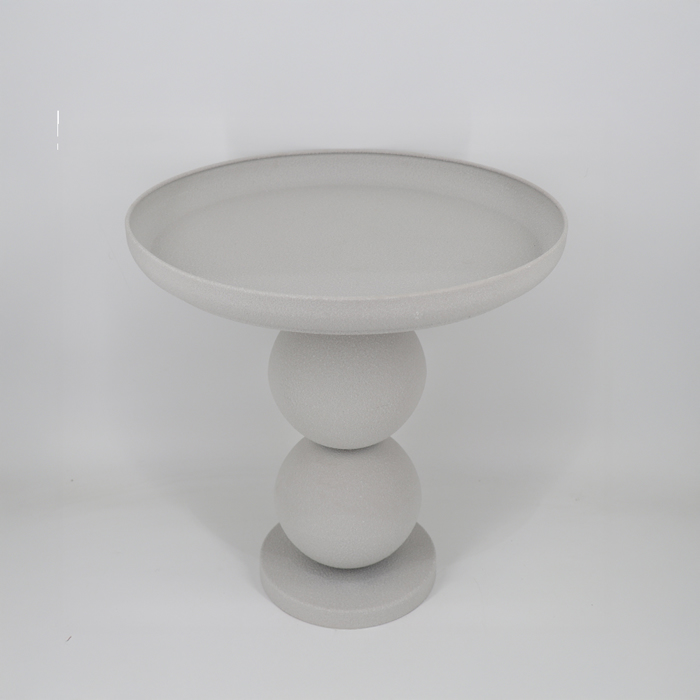 Liberta-Maison Luno Side Table Off White 51x51x53cm 04-1412