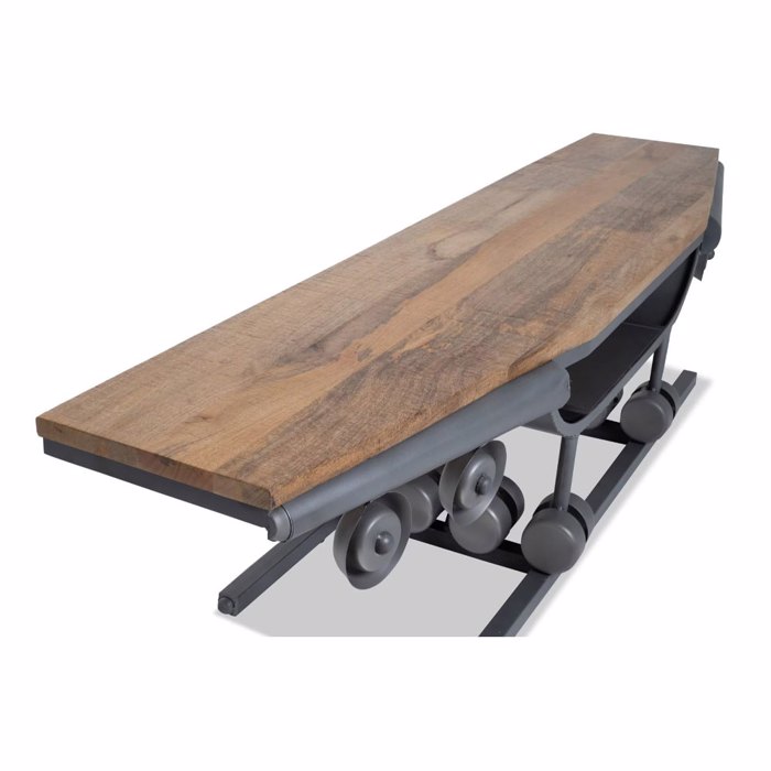 Liberta-Maison Wings TV Stand Gunmetal Fusiko 188x44x44cm 05-0742