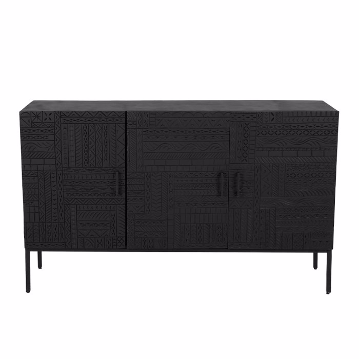 Liberta - Maison AZTEC Boufes Mavros me 3 Portes 150x40x90cm 05-0796